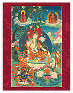 Avalokiteshvara, Khasarpana - Khasarpani (Sky Flier) - Tantric Buddhist Deity - Fine Art Prints & Posters