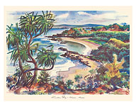 Lumahai Bay - Kauai, Hawaii - c. 1949 - Giclée Art Prints & Posters