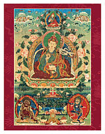 Padmasambhava (Guru Rinpoche) - Tantric Buddhist Mystic - Fine Art Prints & Posters