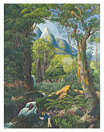 Brazil Forest - Zoologist Johann Baptist von Spix - c. 1800's - Giclée Art Prints & Posters