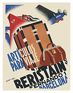Beristain S.A. - Barcelona, Spain - Travel Articles (Articulos Para Viaje) - c. 1932 - Fine Art Prints & Posters