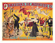 Comedians De Mephisto Co. - Le Roy, Talma, Bosco - World’s Monarchs of Magic - c. 1905 - Fine Art Prints & Posters