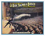 Le Roy Talma & Bosco - Rostrum (Asrah) Levitation - The Last Word in Magic - c. 1920 - Giclée Art Prints & Posters