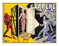 French Magician Carrére - The Human Pincushion - Spike Illusion - c. 1920 - Fine Art Prints & Posters