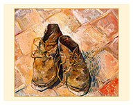 Shoes - Still Life - c. 1888 - Giclée Art Prints & Posters