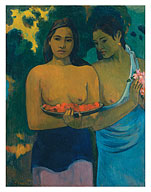 Two Tahitian Women - c. 1899 - Giclée Art Prints & Posters