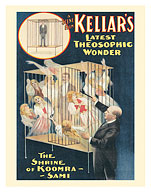 The Shrine of Koomra Sami - Harry Kellar’s Latest Theosophic Wonder - c. 1895 - Fine Art Prints & Posters