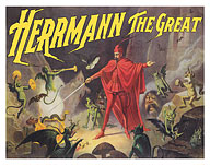 Alexander Herrmann The Great Magician - c. 1885 - Fine Art Prints & Posters