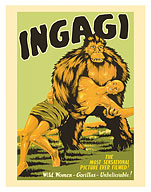 Ingagi - Wild Women Gorilla-Loving Tribe - c. 1930 - Fine Art Prints & Posters