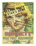 What Price Hollywood - Starring Constance Bennett - c. 1932 - Fine Art Prints & Posters