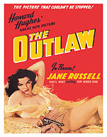 The Outlaw - Staring Jane Russell - Directed by Howard Hughes - c. 1943 - Fine Art Prints & Posters