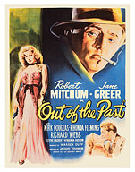 Out of The Past - Starring Robert Mitchum & Jane Greer - c. 1947 - Fine Art Prints & Posters