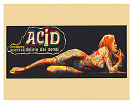 Acid Delirium of the Senses (Delirio Dei Sensi) - Directed by Giuseppe Maria Scotese - c. 1968 - Fine Art Prints & Posters