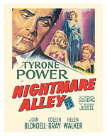 Nightmare Alley - Starring Tyrone Power - c. 1947 - Fine Art Prints & Posters