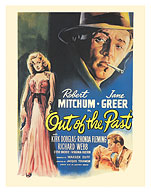 Out of the Past - Starring Robert Mitchum Jane Greer - c. 1947 - Fine Art Prints & Posters