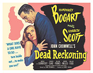 Dead Reckoning - Starring Humphrey Bogart & Lizabeth Scott - c. 1947 - Fine Art Prints & Posters
