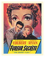 The Secret Fury (Fureur Secrète) - Starring Claudette Colbert Robert Ryan - c. 1950 - Fine Art Prints & Posters