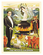 The Witch’s Caldron Illusion - Howard Thurston - c. 1910 - Fine Art Prints & Posters