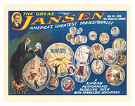 The Great Jansen - America’s Great Transformist - c. 1911 - Fine Art Prints & Posters