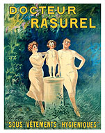 Doctor Rasurel - Hygienic Underwear (Sous Vêtements Hygièniques) - c. 1906 - Fine Art Prints & Posters