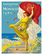 Exposition De Monaco 1920 - French Riviera - Fine Art Prints & Posters