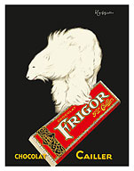Frigor Chocolate (Chocolat) - F. L. Cailler Swiss Chocolate Brand - c. 1929 - Fine Art Prints & Posters