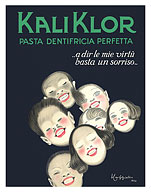 Kali Klor Perfect Toothpaste (Pasta Dentifricia Perfetta) - c. 1925 - Fine Art Prints & Posters