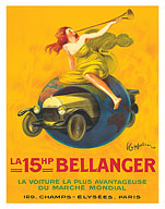 La 15hp Bellanger - The Most Advantageous Car on the World Market - c. 1921 - Fine Art Prints & Posters