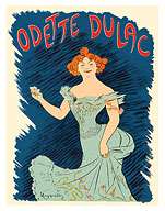 Odette Dulac - Cabaret Chanteuse at the Theâtre des Mathurins - c. 1904 - Fine Art Prints & Posters
