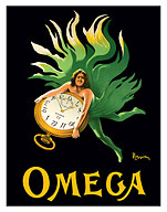 Omega Swiss Pocket Watches - c. 1910 - Fine Art Prints & Posters