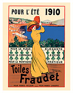 Fraudet Fabrics for the Summer (Toiles Fraudet Pour l’été) 1910 - Fine Art Prints & Posters