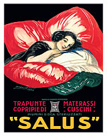 Salus - Mattress & Quilt Cushion Covers - c. 1924 - Fine Art Prints & Posters