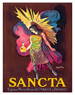 Sancta - Marvelous Liqueur from the Abbey of Faverney France - c. 1925 - Fine Art Prints & Posters