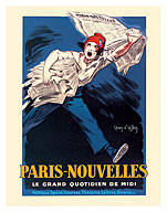 Paris News (Nouvelles) - The Great Midday Daily - c. 1931 - Fine Art Prints & Posters