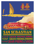 1926 San Sebastian Spanish Grand Prix (Gran Premio de San Sebastian) - Fine Art Prints & Posters