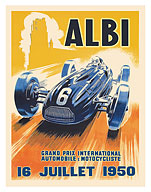 1950 Albi Grand Prix International - Fine Art Prints & Posters