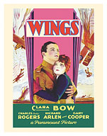 Wings - Starring Clara Bow and Gary Cooper - c. 1927 - Fine Art Prints & Posters