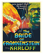 The Bride of Frankenstein - Starring Boris Karloff & Elsa Lanchester - c. 1935 - Fine Art Prints & Posters