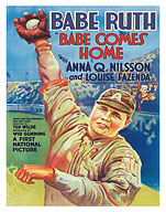 Babe Comes Home - Starring Babe Ruth with Anna Q. Nilsson - c. 1927 - Fine Art Prints & Posters