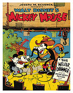 The Meller Drammer - Starring Mickey Mouse - c. 1933 - Fine Art Prints & Posters