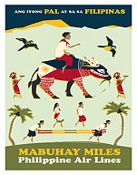Philippines Air Lines - Mabuhay Miles - c. 1950 - Fine Art Prints & Posters