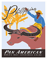 The Philippines - Pan American World Airlines - c. 1950 - Fine Art Prints & Posters