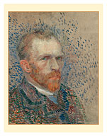 Self-Portrait - Pointillism Style - c. 1887 - Fine Art Prints & Posters