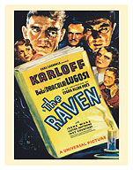 The Raven - Starring Boris Karloff, Bela Lugosi - c. 1935 - Fine Art Prints & Posters
