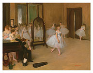 The Dancing Class - c. 1870 - Fine Art Prints & Posters