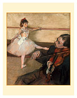 The Dance Lesson - c. 1874 - Fine Art Prints & Posters