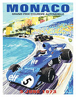 1973 Monaco Grand Prix - Elf Team Tyrrell 006 - Fine Art Prints & Posters