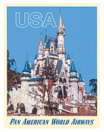 USA Disney World - Pan American World Airways - c. 1970 - Fine Art Prints & Posters