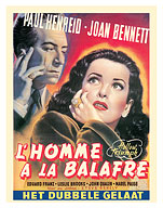 Hollow Triumph (L’Homme A La Balafre) - Starring Paul Henreid, Joan Bennett - c. 1948 - Fine Art Prints & Posters