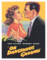 On Dangerous Ground - Starring Ida Lupino Robert Ryan - c. 1951 - Fine Art Prints & Posters